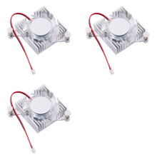 3X w Przypadku Zintegrowanych Aluminiowych Radiatorów Orange Pi 5  Aktywny Wentylator Chłodzący Wszystko w Jednym Radiatorze Żeberkowym dla  5