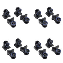 16 Peças Rodas de Bagagem Mala Fileira Dupla Kit de Reparação de Ferragens Rodas Resistentes Rodízios Giratórios 360