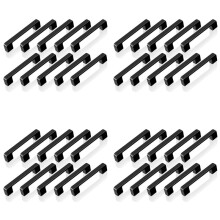 40Pcs Black Handles for Furniture Cabinet Knobs and Handles Kitchen Handles Drawer Knobs Cabinet Pulls 96mm