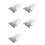 75 Pcs White MR16 GU5.3 Ceramic Base Socket LED Light Lamp Holder 2