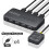 5X USB  Shared Controller Adapter 4 Inputs 4 Outputs for Laptop Computer Printer Keyboard Mouse Monitor 3