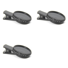 3pcs 52mm Phone ND Filter ND2 to ND400 Clip- Variable Neutral Density Filter for Phone Mobile Phone Camera