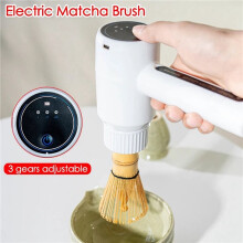 2X Elektrischer Bambus-Schneebesen, Matcha-Bürste, Verstellbar, Schnelles Schneebesen, Matcha-Werkzeug, Heimwerken, Teezubereitung, Werkzeug Typ C,