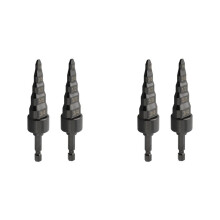 4PCS Copper Tube Expander, 5 In1 Air Conditioner Copper Pipe Swaging Flaring Drill Bits Repair Tool