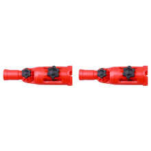 2X Multi-Angle Paint Brush Extender, Förlängningsstångshållare för Målarpensel, Roller, Säkert Handtag, Roterande Huvud