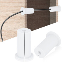 16Pcs Cable Routing Kit for Starlink, Cable Feed Through Bushings for 1Inch Wall Hole, Ethernet Cable Wall Grommet,White