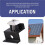 24pcs Solar Panel Bracket Aluminum PV Rail Fastening Module Trapezoidal Roof Mount Solar Rail End 6