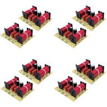 8X 150W HiFi Crossover Filter Module 3 Way Speaker Frequency Divider for DIY Home Speaker Treble Medium Bass