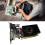 3X Placa de Vídeo GT210 1GB DDR2 64 Bits PCIE 2.0 GPU Compatível com  DVI VGA para Desktop 4