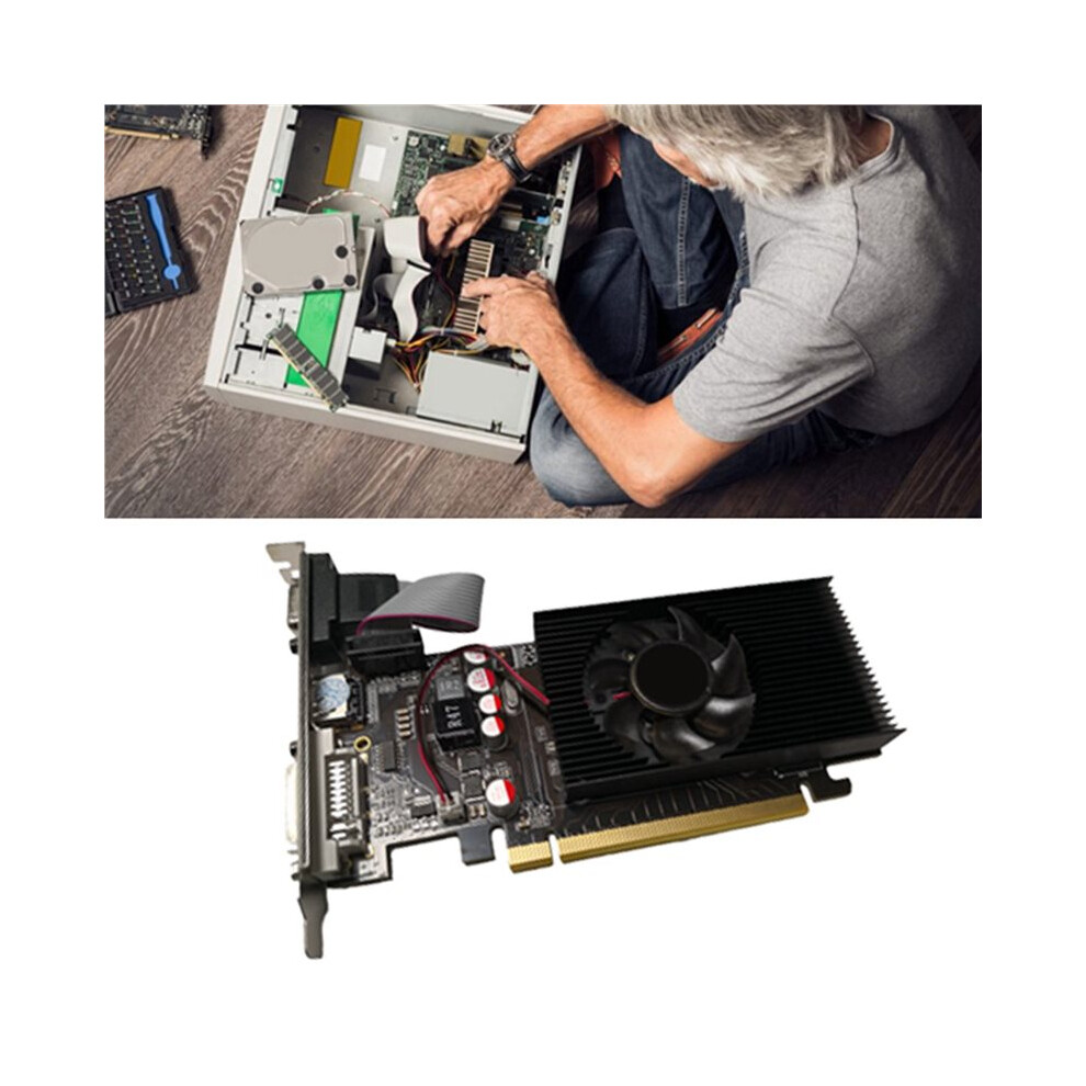 3X Gt210 1Gb Ddr2 64Bit Card Pcie 2.0 Gpu -Compatible Dvi Vga Desktop Video Card 6033965422819
