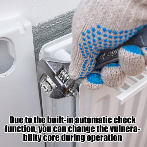 10X Fully Automatic Air Vent Auto Cut-Off Self Bleeding Radiator Valve 1/2inch for Heating Systems