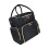 Spacious Nail Care Container Contains Top Section And-Black 1
