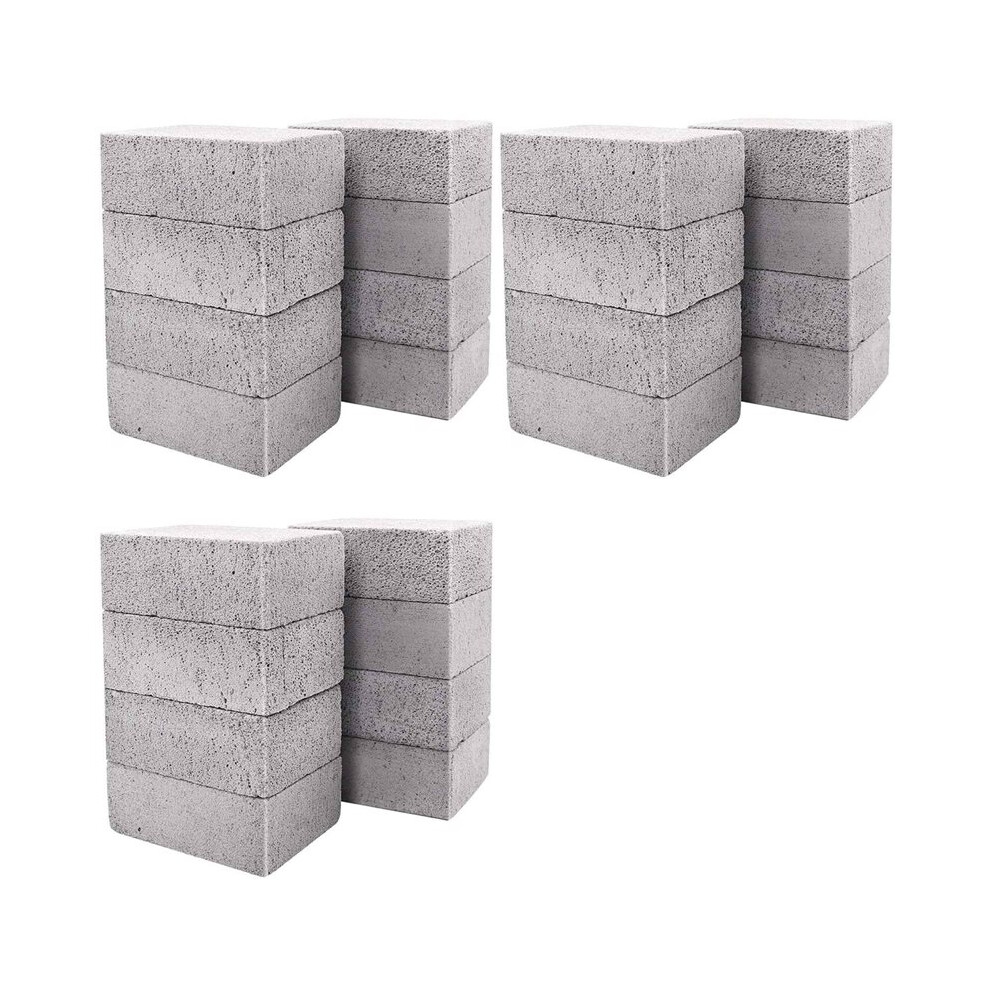 24 Pack Grill Griddle Cleaning Brick Block Pumice Stones For Removing Bbq Grills, Racks, Flat Top Cookers, Pool 6031201033027