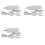 3X Replacement AC Power Supply Adapter Gamepad Controll Power Charger for  WiiU Game Console EU Plug 1