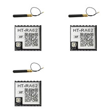 3X HT-RA62 LoRa Series Module SX1262 Secondary Development Supports LoRaWAN Protocol with Antenna 863-928mhz