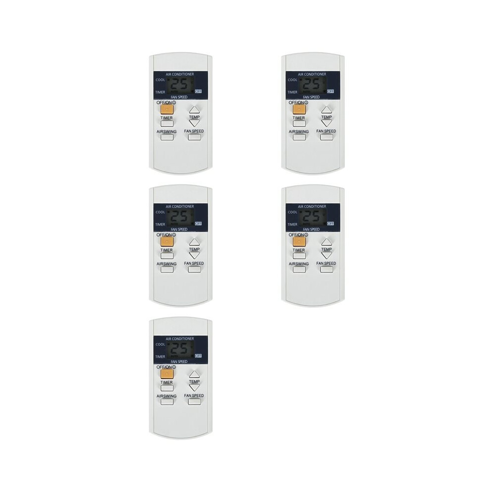 5X A75c3740 Remote Control For Air Conditioner A75c3740 A75c3733 English Remote Control Replacement 6031929400323