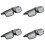 4X Active Shutter 3D Glasses for  TW5700/5400/5600/930 for ,  3D TV Rechargeable  RF Projector 1