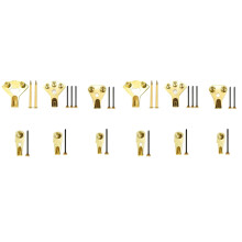 Set van 2 Nieuwe, Extra Stevige Ophanghaken voor Fotolijsten, Geschikt voor Fotolijsten, Kantoorartikelen, Schilderijen en Klokken (10-100 Lbs).