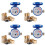4X  Water Meter Mechanical Rotary Pointer Counter Flow Water Meter Digital Display Water Measuring Tools 1