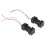 6pcs Black 2-Layers 4 X 1.5V AAA Battery Holder Case Box W Wire Leads 5