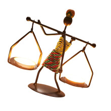 Bougeoir en métal Unique, figurine artistique de dame-Type C