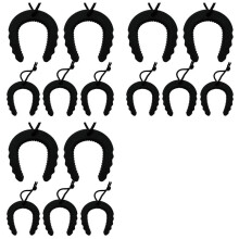 15Pack First Responder Deurstoppers, Deurklem voor Wetshandhaving, Hulpdiensten, Zwarte Deurstoppers Wig