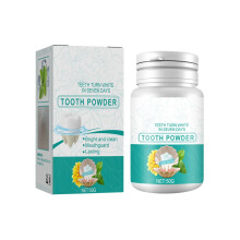 Kids Natural Teeth Whitening Powder Gentle Tooth Cleaning for Fresh Breath and Daily Oral Care (A)
