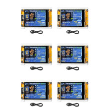 6X NMMiner NerdMiner V2 468KH/S Hashrate BTC Solo Lottery Miner ESP32 2,8 Pouces Écran Intelligent Bitcoin Crypto Lottery Miner