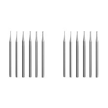 12x Fresa de Lenteja con Corte de Borde de Cuchillo en Forma de T, Vástago de 3/32 Pulgadas, Ajuste de Canal, Brocas para Grabado de Joyas,