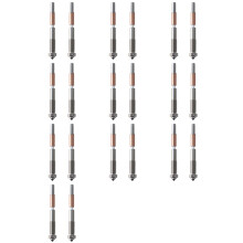 20Pc for QIDI Plus4 Bimetal Nozzle Quick Removal Ceramic Insulation Integration 0.4mm Nozzles HighTemperature Resistance