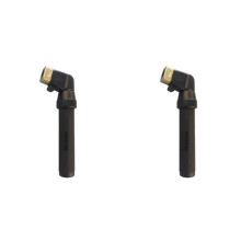 2X Suporte de Eletrodo de Soldagem Tipo Torção 400A Braçadeira de Eletrodo para Serviço Pesado Acessórios para Máquina de Solda Soldador Preto