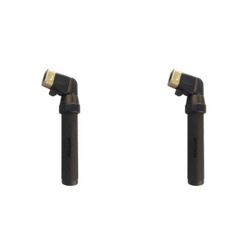 2X Welding Electrode Holder Twist Type 400A Heavy Duty Electrode Clamp Accessories for Welding Machine  Black