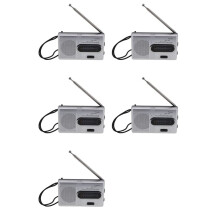 5X  Radio AM FM Battery Operated Portable Pocket Radio AM FM Radio Elderly Frequency Range Handheld Radio