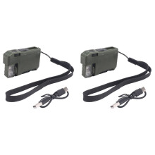 2X G5 Rechargeable EDC Flashlight, 400 Lumens, Magnetic Pocket-Sized Led Light with 180 Rotation RGB Dual Light