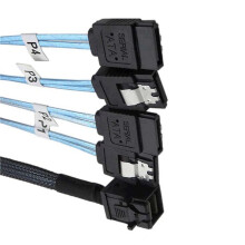 2X  SAS HD36P SFF-8643 auf 4XSATA 7P Festplattendatenkabel Serverübertragungskabel  SAS Adapterkabel