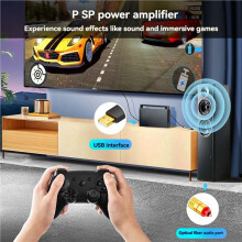 2X USB-zu-Optisch-SPDIF-Konverter Analog-zu-Digital-Soundadapter Zur Verbesserung Des Klangs Optisches Kabel für HDTV-Spielkonsolen