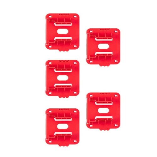 10PCS for  M18 Battery Holder, 18V Lithium Battery Wall Mount Dock, Secure & Organized Battery Storage Solution 2