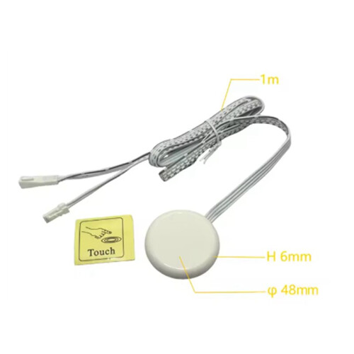 2X Penetrable Wood Panel Wireless Touch Sensor LED Light  Hand Sweep Control Dimmable Touch Dimmer 2