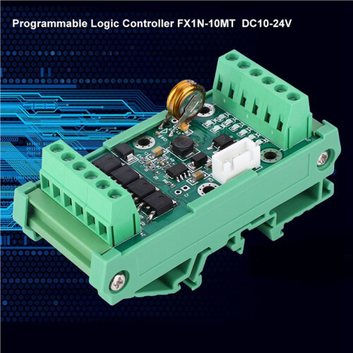 2X FX1N-10MT Logik-Controller-Modul Programmierbarer Controller  10-24V Industrielle Steuerplatine Logik-Controller-Modul 2