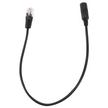 8pc 3.5mm Stereo Audio Headset to for Jack Female to Male RJ9 Plug Adapter Converter Cable Cord