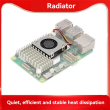 2 Conjuntos para Raspberry Pi 5 Active Cooler com Ventilador para Dissipação de Calor Eficiente
