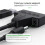 3X Cabo Adaptador  para USB 3.0 para Unidades SSD/HDD de 2,5 Polegadas, Suporta Velocidade de Até 5 Gbps 5
