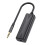 2pcs 3.5mm AUX Audio Anti-Interference Ground Loop Noise Filter Lsolator Cancelling for Home Stereo Car Audio System 2