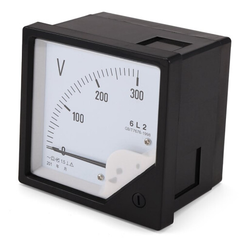 6X 6L2 Voltmeter AC 300V Wijzertype Spanningsmeter Mechanische Header 2