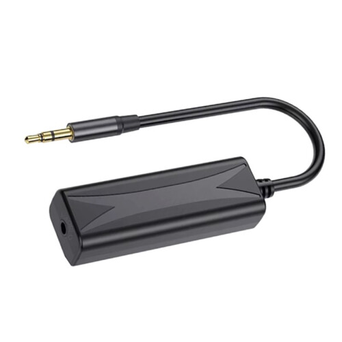 2pcs 3.5mm AUX Audio Anti-Interference Ground Loop Noise Filter Lsolator Cancelling for Home Stereo Car Audio System 2