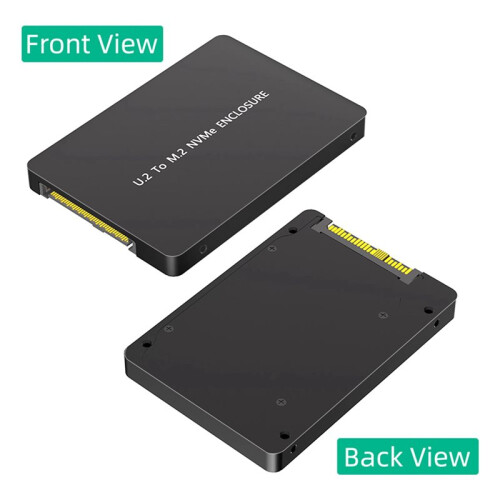 2X Adaptador SSD M.2(NGFF) NVMe para U.2 (SFF-8639) de 2,5 Polegadas, Converte SSD M.2 NVMe para U.2, Não para 2