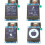 2X Módulo de Tela OLED de 1,5 Polegadas e 4 Pinos SH1107 Drive IC 128x128 IIC I2C Interface para 51 STM32 P22101 5