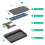 2X Adaptador SSD M.2(NGFF) NVMe para U.2 (SFF-8639) de 2,5 Polegadas, Converte SSD M.2 NVMe para U.2, Não para 6