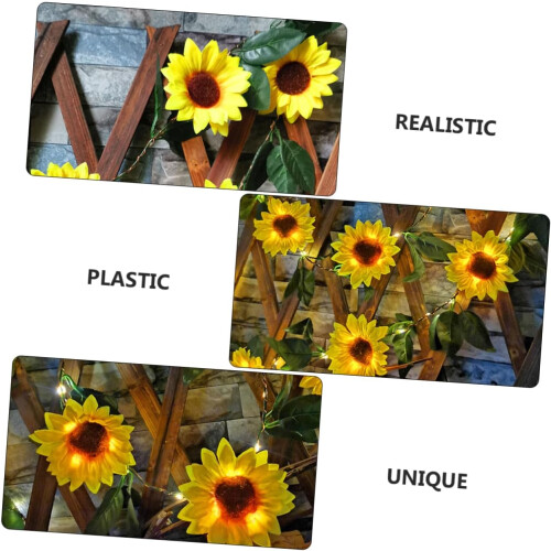 Solar Sunflower Vine String Light LED 1