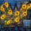 Solar Sunflower Vine String Light LED 1